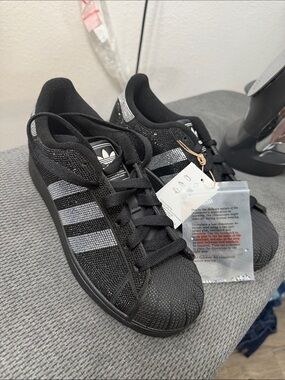 adidas SUPER STAR II W all bling sparkle stones BRAND NEW WITH BOX RARE ITEM!!